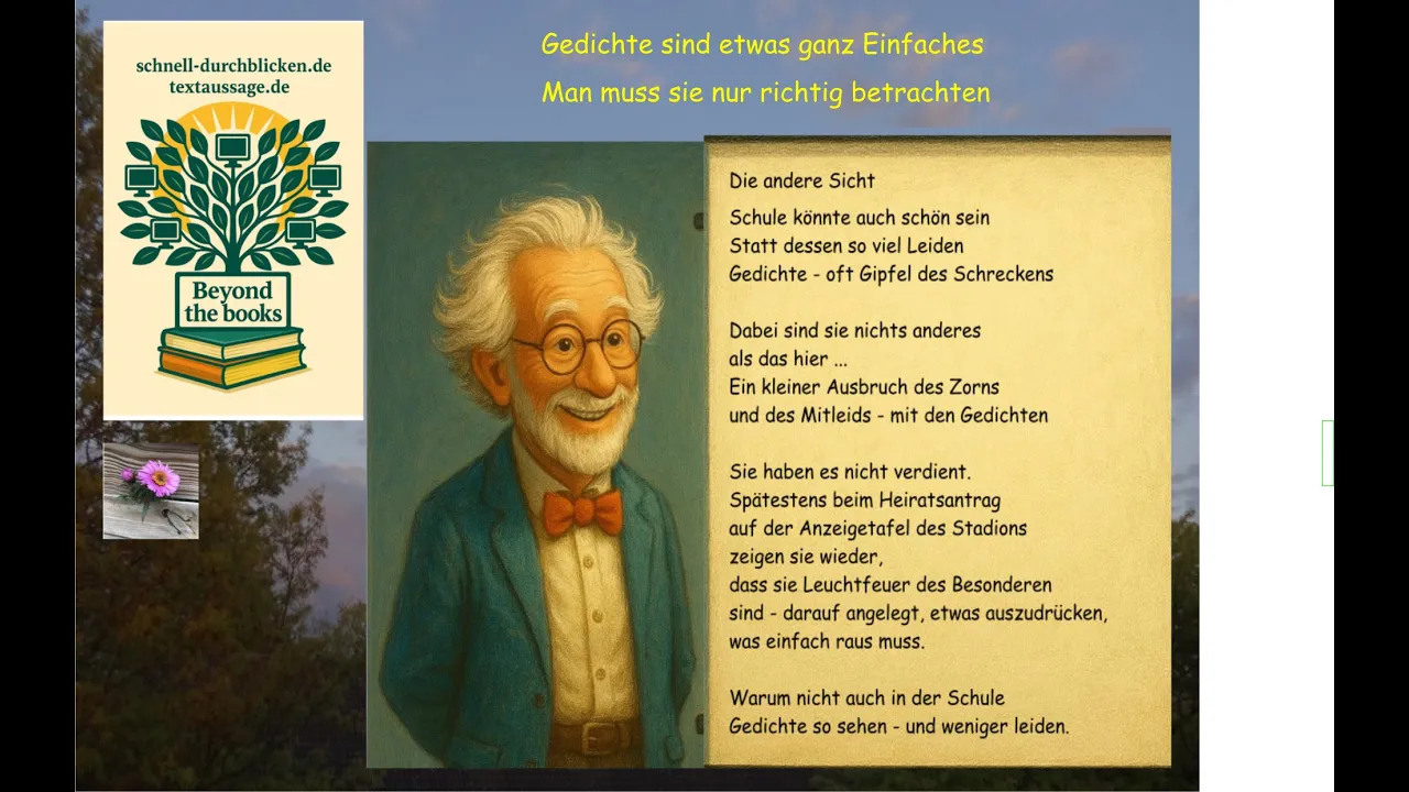 Vorschaubild zum Video von Anders Freistein: Gedichte sind etwas ganz Einfaches